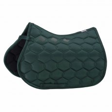 Eskadron Glossy Wave Jump Saddlecloth - Racing Green