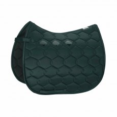 Eskadron Glossy Wave Dressage Saddlecloth - Racing Green
