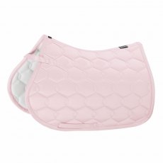 Eskadron Glossy Wave Jump Saddlecloth - Powder Rose