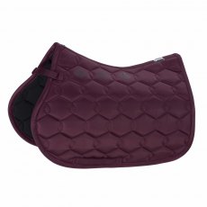 Eskadron Glossy Wave Jump Saddlecloth - Blackberry