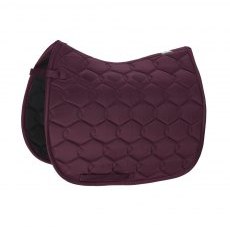 Eskadron Glossy Wave Dressage Saddlecloth - Blackberry Eskadron Glossy Wave Dressage Saddlecloth - Blackberry
