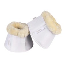 Eskadron Faux Fur Bell Boots - White