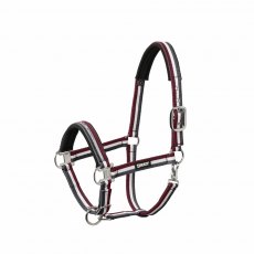 Eskadron Pin Buckle Headcollar - Anthra/Creme/Rustic Red