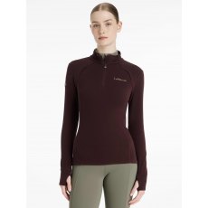 LeMieux Frances Quarter Zip Fleece - Damson