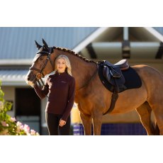 LeMieux Frances Quarter Zip Fleece - Damson