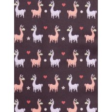 LeMieux Footsie Socks - Llamas Damson