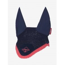 LeMieux Classic Fly Hood - Navy/Cranberry LeMieux Classic Fly Hood - Navy/Cranberry