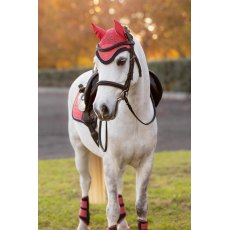 LeMieux Mini Classic Fly Hood - Cranberry