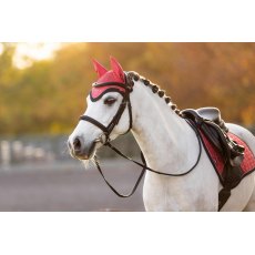 LeMieux Mini Classic Fly Hood - Cranberry