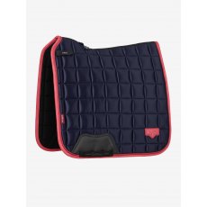 LeMieux Loire Dressage Square - Navy/Cranberry