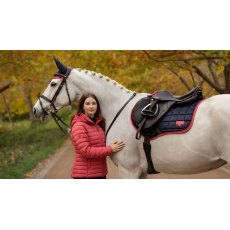 LeMieux Loire Close Contact Square - Navy/Cranberry