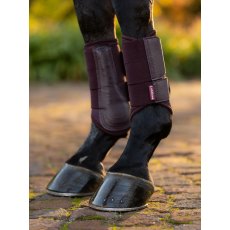 LeMieux Arika Mesh Brushing Boots - Damson