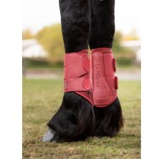 LeMieux Arika Mesh Brushing Boots - Cranberry LeMieux Arika Mesh Brushing Boots - Cranberry