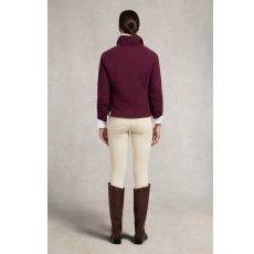 Holland Cooper Sporting Goods Zip Henley - Mulberry Holland Cooper Sporting Goods Zip Henley - Mulberry
