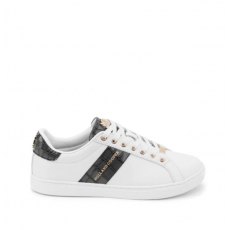 Holland Cooper Knightsbridge Court Trainer - Black Croc