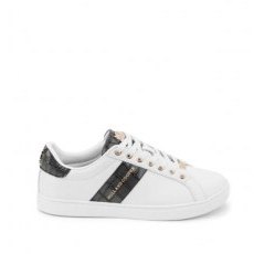 Holland Cooper Knightsbridge Court Trainer - Black Croc Holland Cooper Knightsbridge Court Trainer - Black Croc