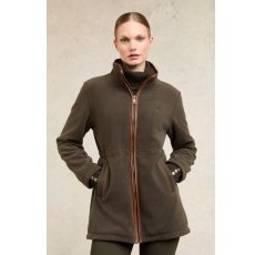 Holland Cooper Country Longline Fleece Jacket - Khaki