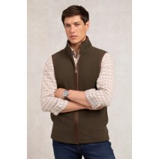 Holland Cooper Men's Country Fleece Gilet - Khaki