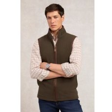Holland Cooper Men's Country Fleece Gilet - Khaki