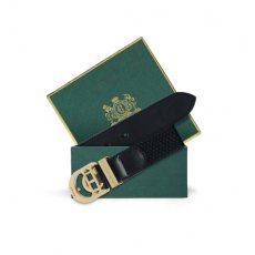 Holland Cooper Stirrup Heritage Belt - Black Crystal