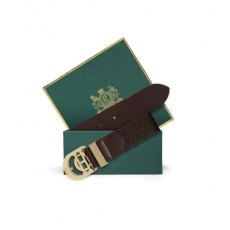 Holland Cooper Stirrup Heritage Belt - Chocolate