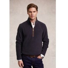 Holland Cooper Men's Country Fleece 1/4 Zip - Ink Navy Holland Cooper Men's Country Fleece 1/4 Zip - Ink Navy