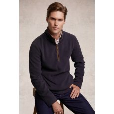 Holland Cooper Men's Country Fleece 1/4 Zip - Ink Navy