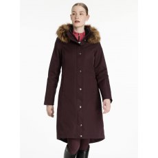 LeMieux Anya Waterproof Riding Coat - Damson