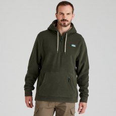 Ridgeline Mens Ballistic Fleece Hoodie - Deep Forest