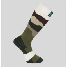 Ridgeline Merino Wool Socks (Full) - Olive Stripes