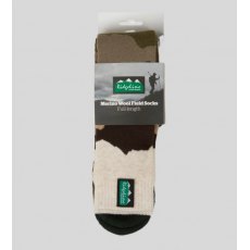 Ridgeline Merino Wool Socks (Full) - Olive Stripes