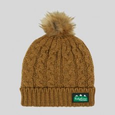 Ridgeline Nordic Fleck Bobble Hat - Ochre