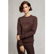 Holland Cooper Crystal Crew Neck Sweat - Walnut Holland Cooper Crystal Crew Neck Sweat - Walnut