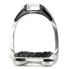 Flex-on Aluminium Stirrups - Silver/Silver/Black
