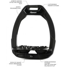 Flex-on Safe-On Stirrups - Black/Black/Black