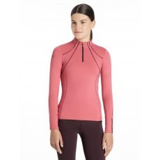 LeMieux Young Rider Mia Mesh Base Layer - Cranberry LeMieux Young Rider Mia Mesh Base Layer - Cranberry