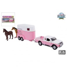 Jenkinsons Kids Globe Pink Mitsubishi & Trailer Jenkinsons Kids Globe Pink Mitsubishi & Trailer