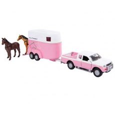 Jenkinsons Kids Globe Pink Mitsubishi & Trailer Jenkinsons Kids Globe Pink Mitsubishi & Trailer