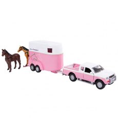 Jenkinsons Kids Globe Pink Mitsubishi & Trailer Jenkinsons Kids Globe Pink Mitsubishi & Trailer