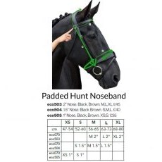 Ecorider Padded Hunt Noseband - 2"
