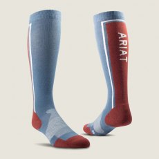 Ariat Winter Slimline Socks - Blue
