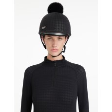 LeMieux Aspen Houndstooth Hat Silk