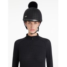 LeMieux Aspen Houndstooth Hat Silk LeMieux Aspen Houndstooth Hat Silk