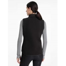 LeMieux Aspen Herringbone Fleece Gilet - Black LeMieux Aspen Herringbone Fleece Gilet - Black
