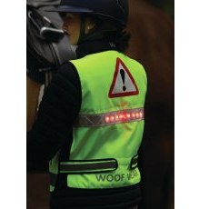 Woof Wear LED Junior Hi Vis Riding Vest Woof Wear LED Junior Hi Vis Riding Vest