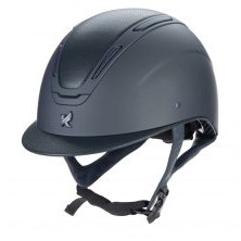 Shires Karben Amity LTHR Riding Hat - Navy Shires Karben Amity LTHR Riding Hat - Navy