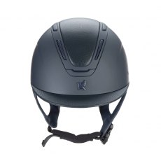 Shires Karben Amity LTHR Riding Hat - Navy