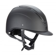 Shires Karben Amity LTHR Riding Hat - Black Shires Karben Amity LTHR Riding Hat - Black