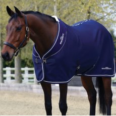 Weatherbeeta Opulence Show Sheet - Navy/Burgundy