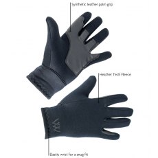 Woof Wear Young Riders Fleece Riding Glove - Black